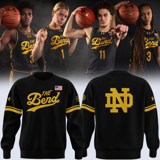 Notre Dame Basketball 2025 "The Bend" River Pattern Uniform Sweatshirt