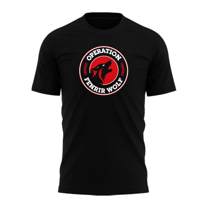 Operation Fenrir Wolf Nebraska Cornhuskers Football T-Shirt