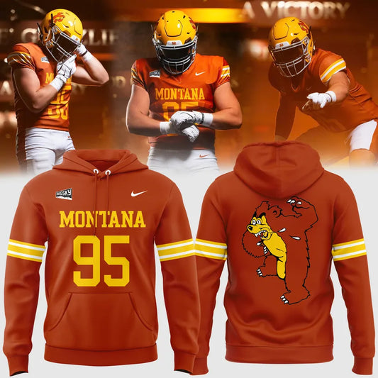 Limited Edition Hoodie Montana Griz Football for fans.