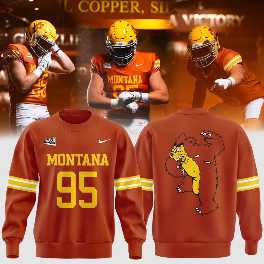 Limited Edition SweatshirtMontana Griz Football for fans.