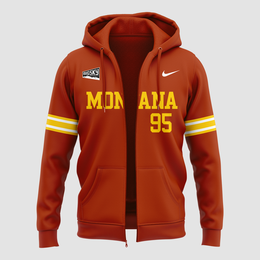 Limited Edition Zip Hoodie Montana Griz Football for fans