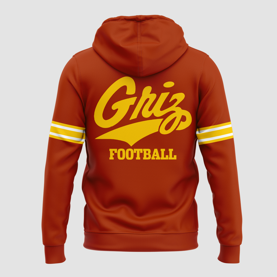 Limited Edition Zip Hoodie Montana Griz Football for fans.