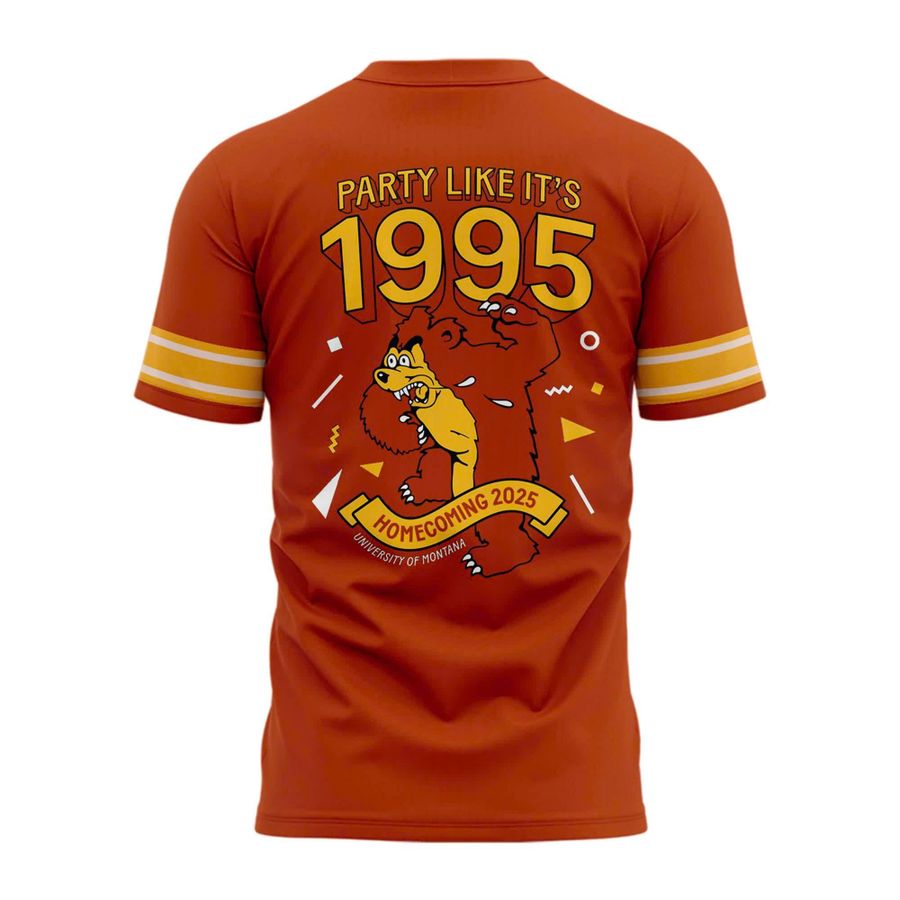 Exclusive Edition Montana Griz 1995 Anniversary Edition Uniforms T-shirt