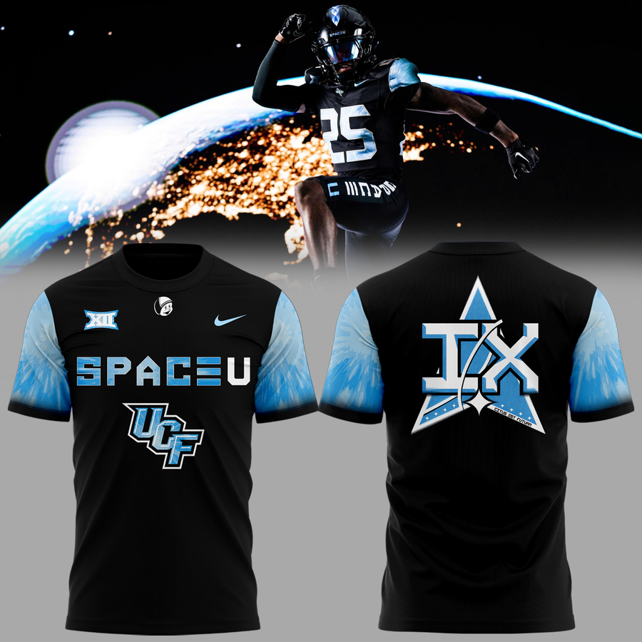 UCF Knights 2025 Space Game Patch Core T-Shirt