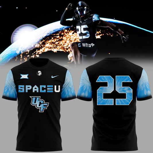 UCF Knights 2025 Space Game Patch Core T-Shirt