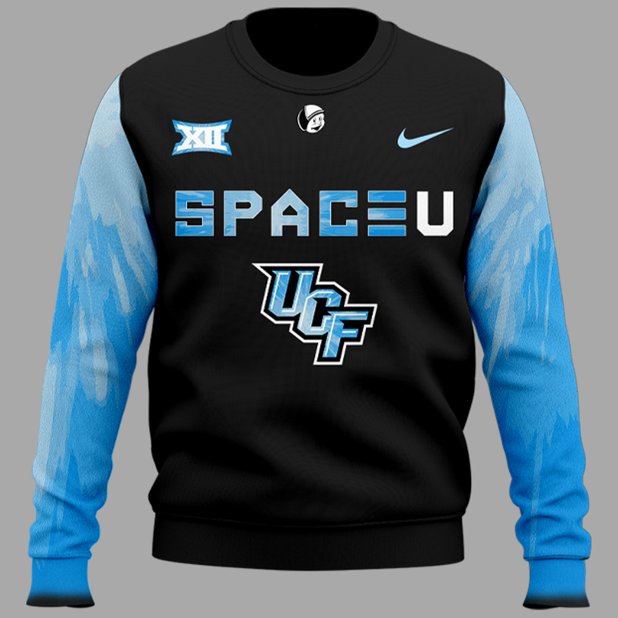 UCF Knights 2025 Space Game Patch Core Sweatshirt
