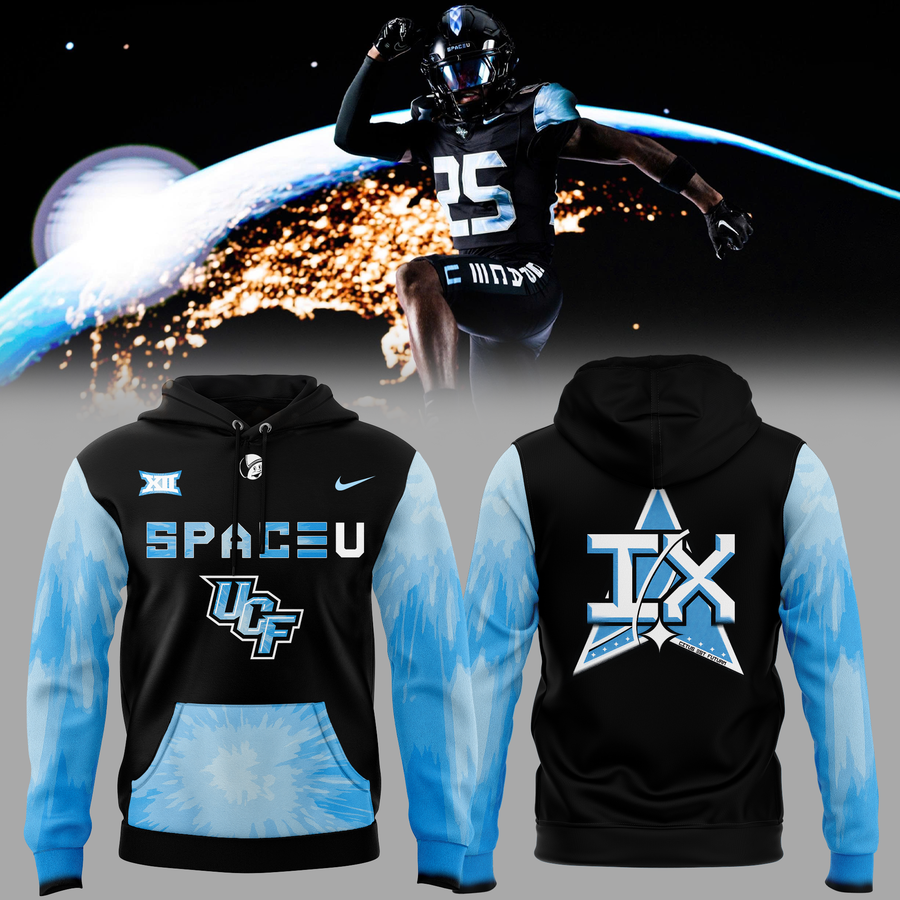 UCF Knights 2025 Space Game Patch Core HOODIE