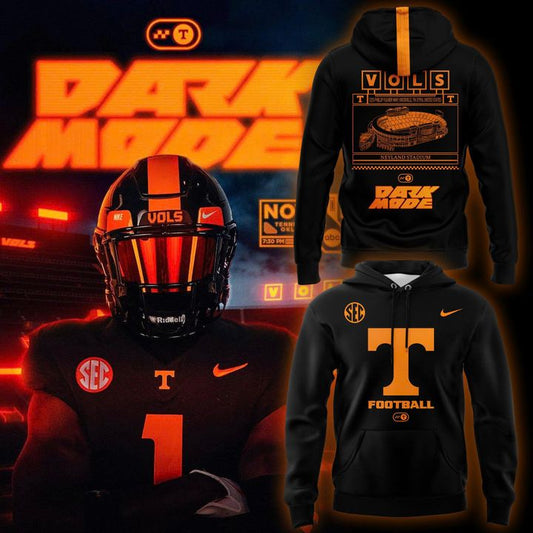 New Arrival Tennessee Football Hoodie Dark Mode Collection - Vols Stadium Dark Mode Hoodie 2025 Season