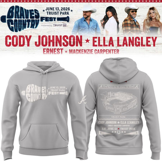 Limited Edition Atlanta Braves 2026 Country Fest Hoodie