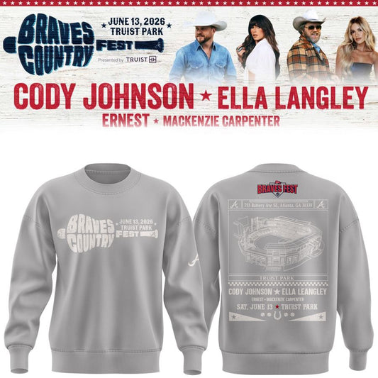 Limited Edition Atlanta Braves 2026 Country Fest Sweatshirt