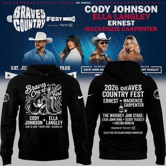 Specical New Braves Country Fest Hoodie 2026