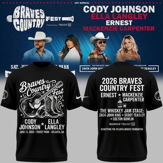 Specical New Braves Country Fest Tshirt 2026