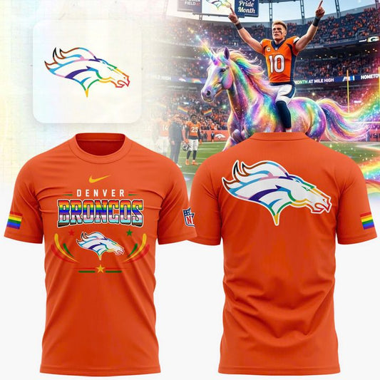 Denver Broncos 2026 Pride Orange T-shirt