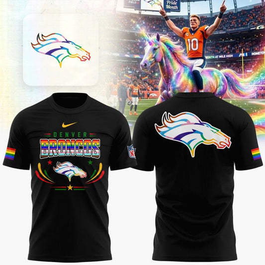 Denver Broncos 2026 Pride Black T-shirt