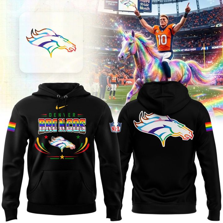 Denver Broncos 2026 Pride Black Hoodie