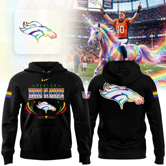 Denver Broncos 2026 Pride Black Hoodie