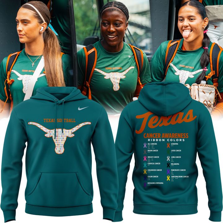Special New Edition Texas Softball Green Hoodie 2026