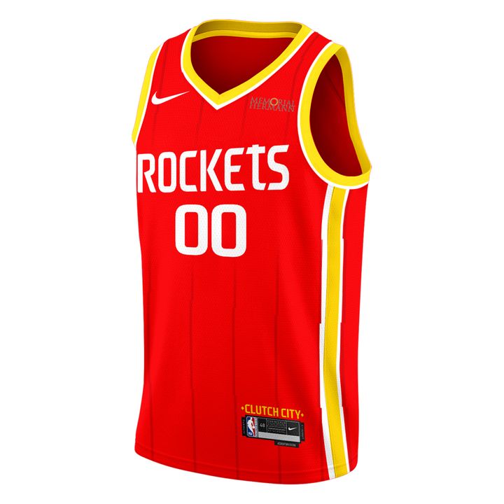 Houston Rockets Nike Clutch City Jersey - Red - Unisex