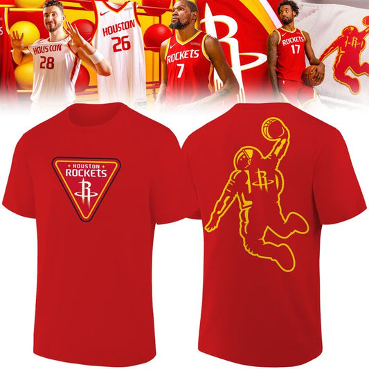 Houston Rockets Nike Clutch City Red Tshirt