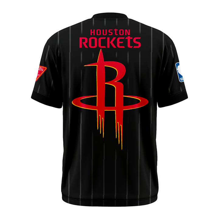 Houston Rockets NBA 2026 New Logo T-Shirt - Black