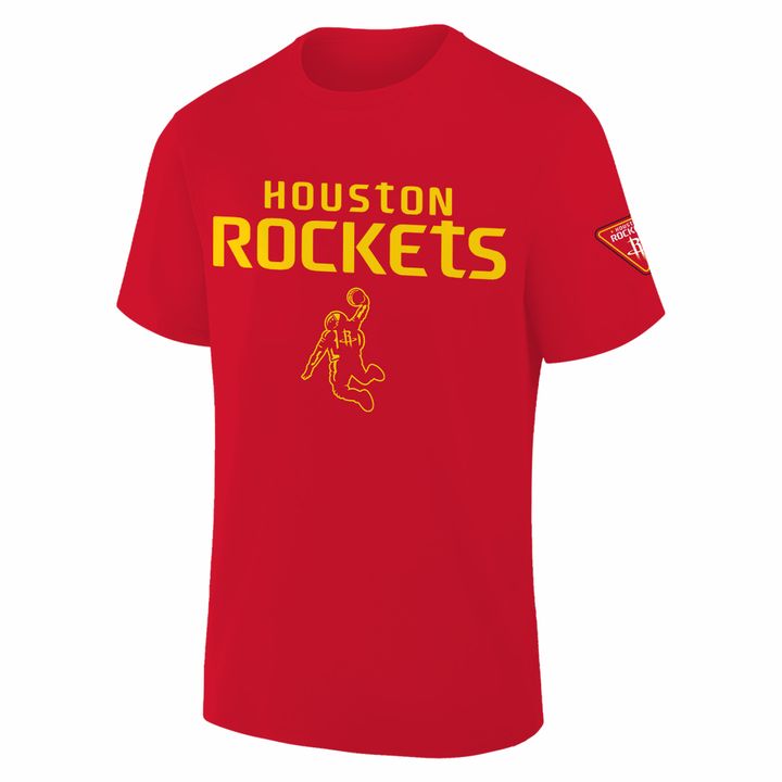1. Houston Rockets Nike Clutch City Red Tshirt