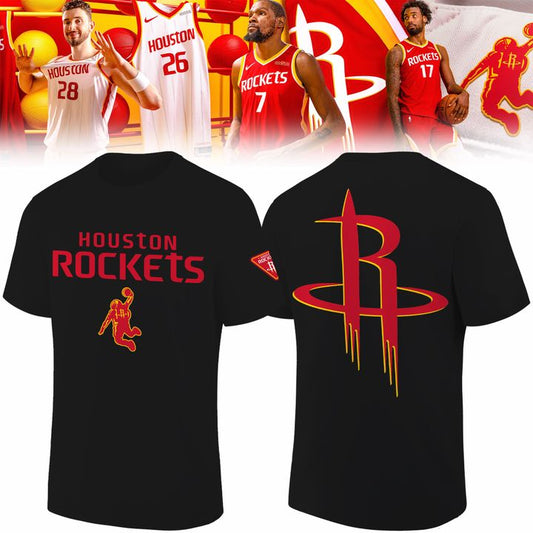 1. Houston Rockets Nike Clutch City Black Tshirt