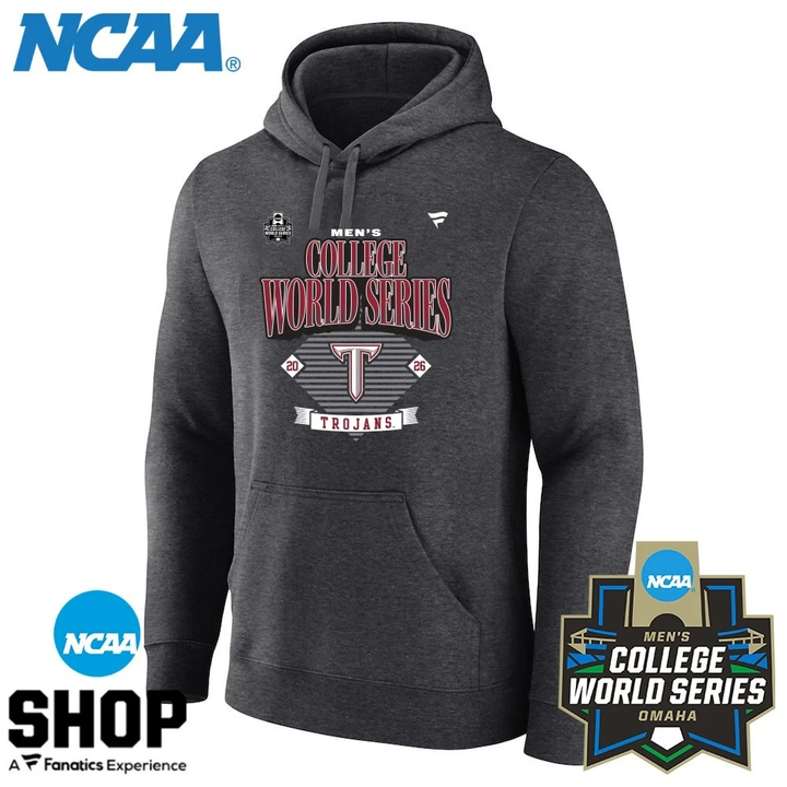 Limited Troy Trojans Baseball Men’s College World Series 2026 - TROY TO OMAHA T-Shirt