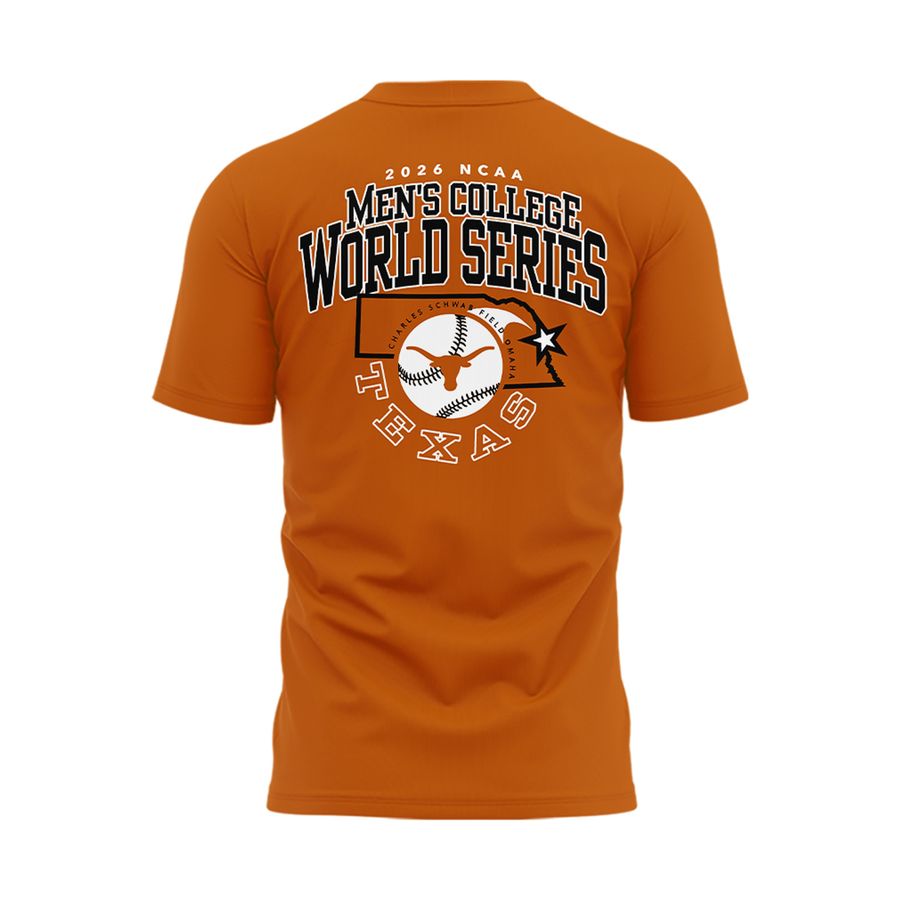 Texas Longhorns 2026 Baseball College World Series Omahorns T-Shirt