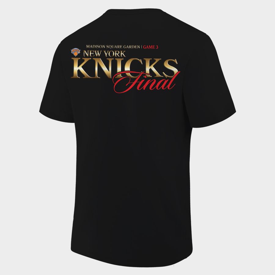 New York Knicks 2026 NBA Finals Game 3 Black Tshirt