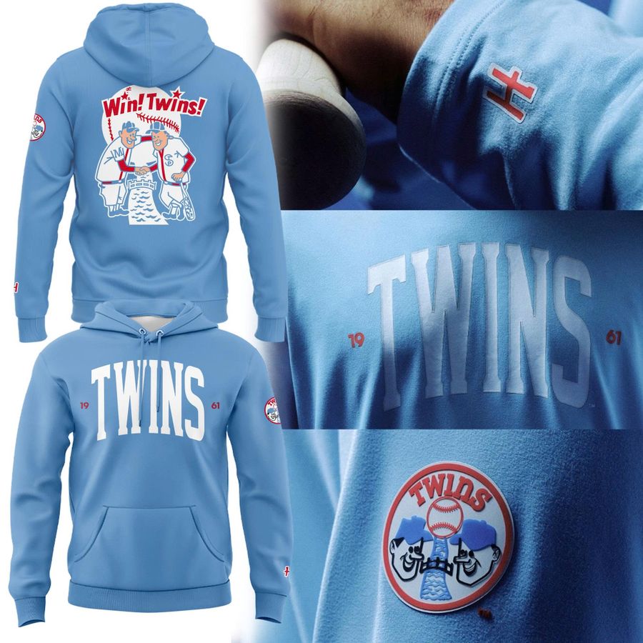 Minnesota Twins Sky Blue Hoodie V2