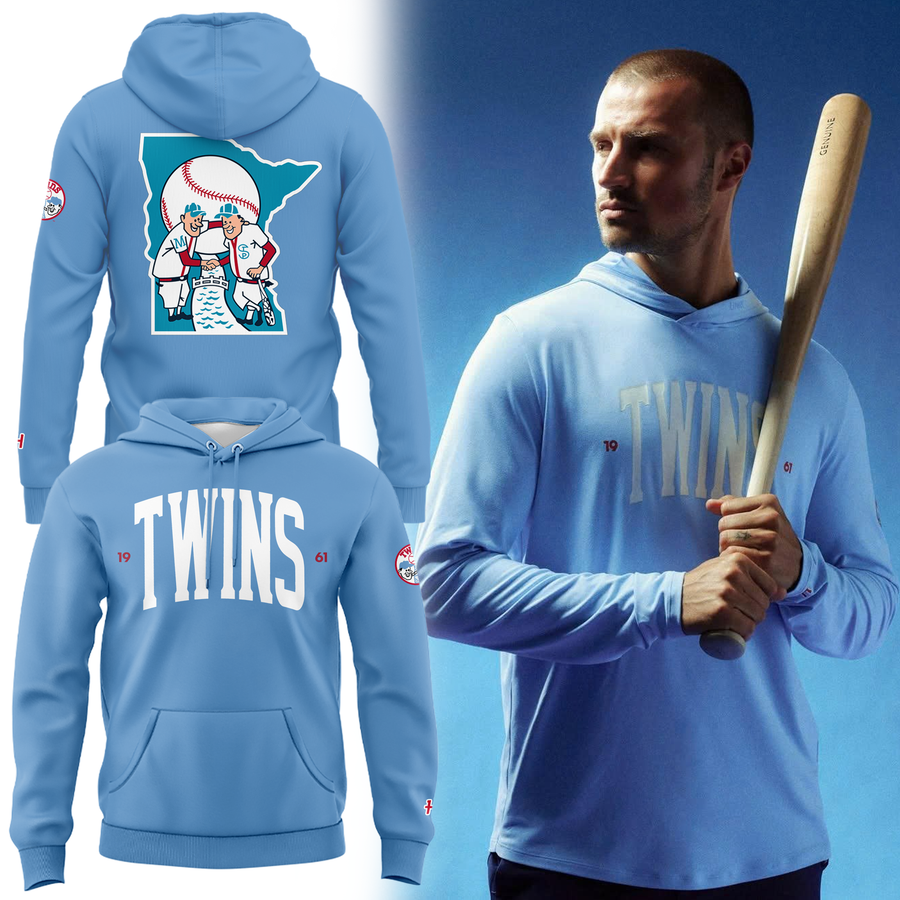 Minnesota Twins Sky Blue Hoodie