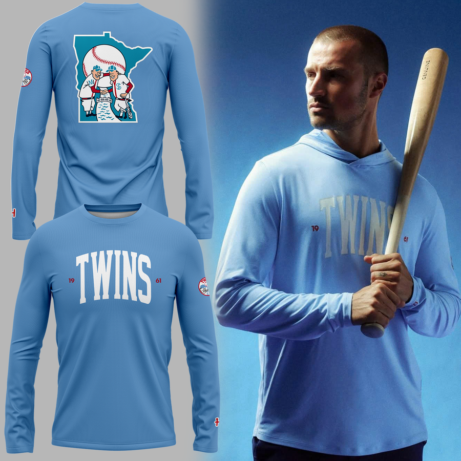 Minnesota Twins Sky Blue Long Sleeve Shirt