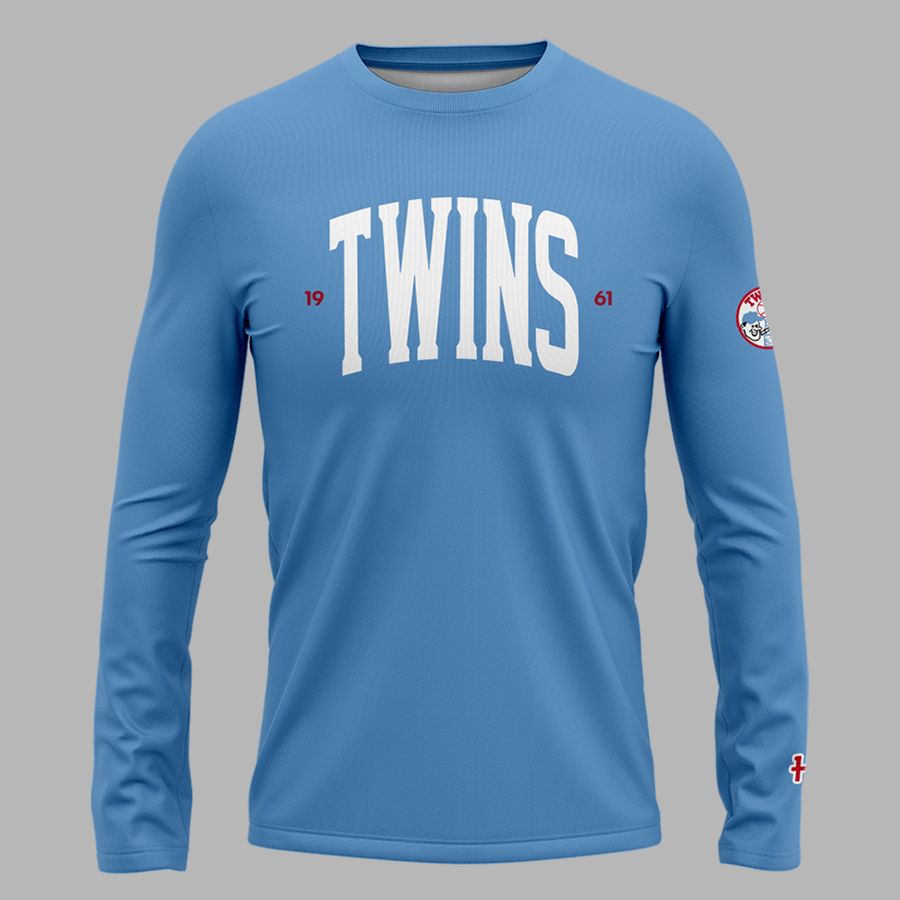 Minnesota Twins Sky Blue Long Sleeve Shirt