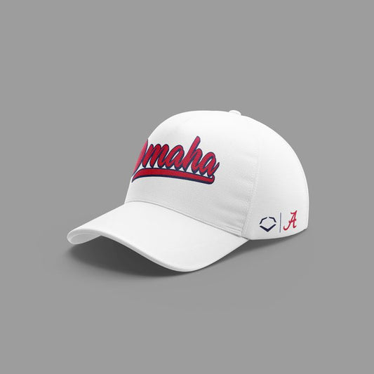 Alabama Baseball "Omaha" Nike Cap - White