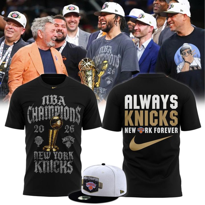 New York Knicks 2026 Finals Champions Limited Edition Locker Room T-Shirt
