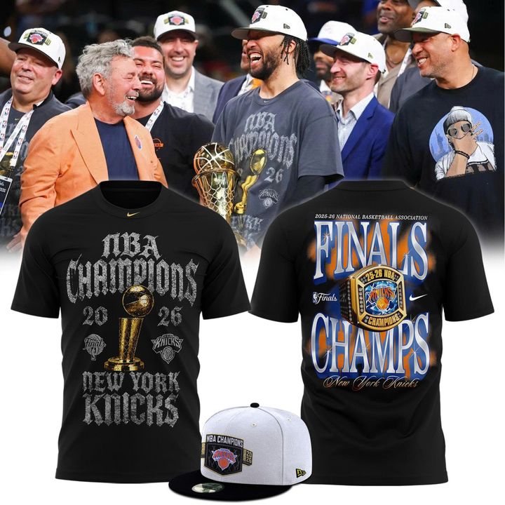 New York Knicks 2026 Finals Champions Locker Room T-Shirt