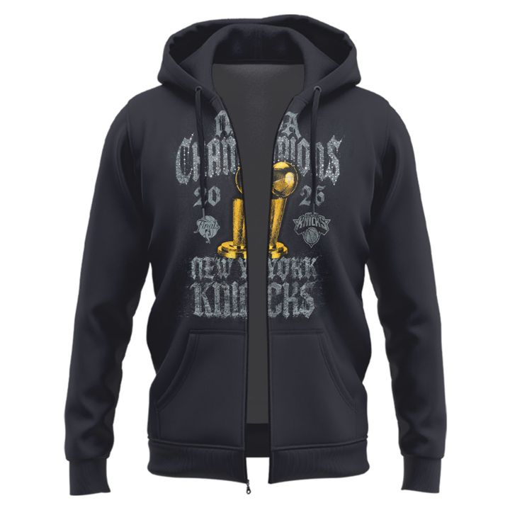 2026  Finals Champions Limited Edition On Court Zip Hoodie - Gray