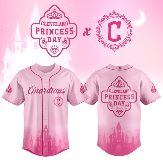 Cleveland Guardians Pink Jersey For Princess Day 2025 Season