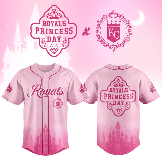 Kansas City Royals Pink Jersey For Princess Day 2025 Season