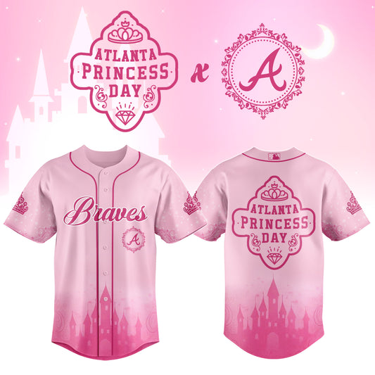 Atlanta Braves Pink Jersey For Princess Day 2025 Season