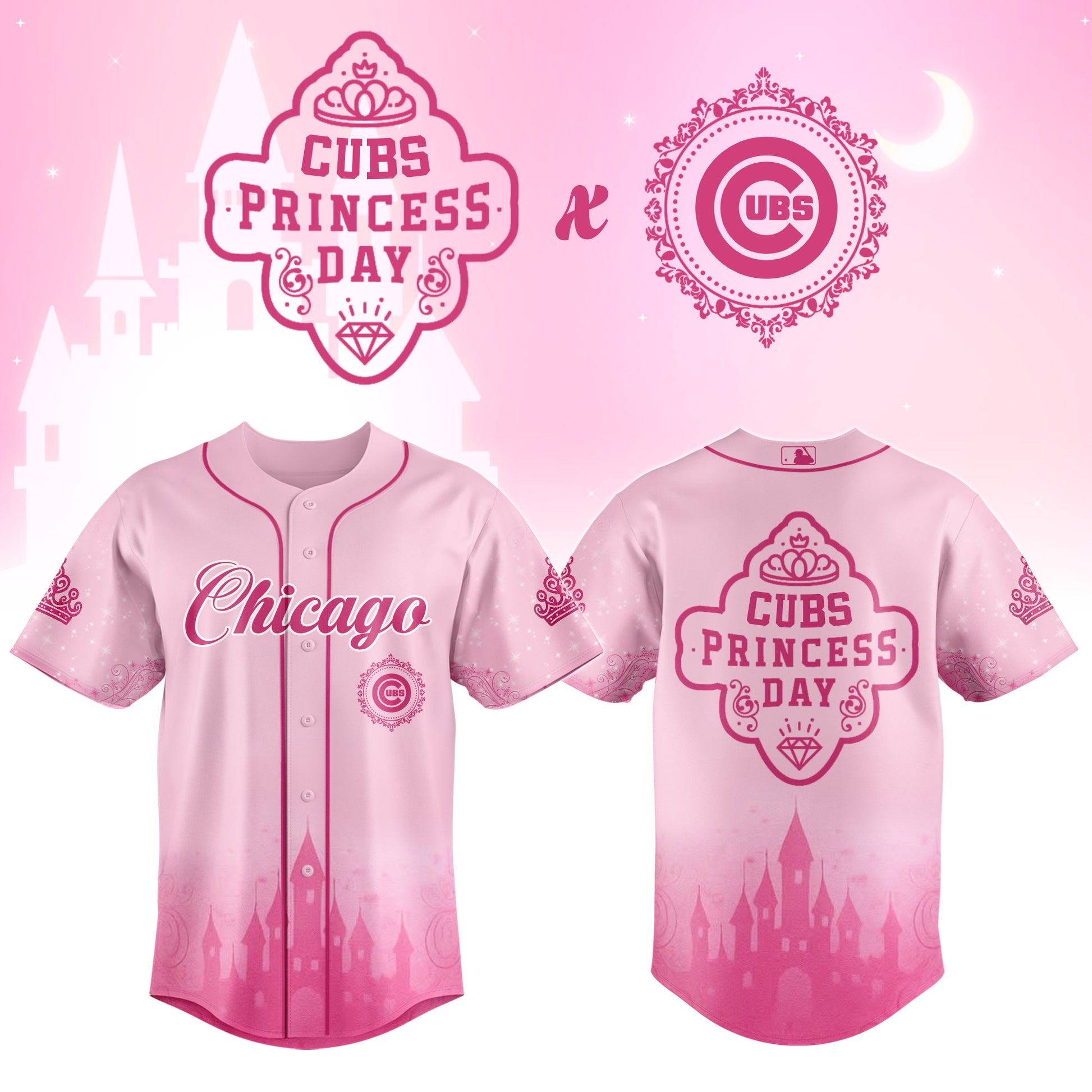Chicago Cubs Pink Jersey For Princess Day 2025 Season
