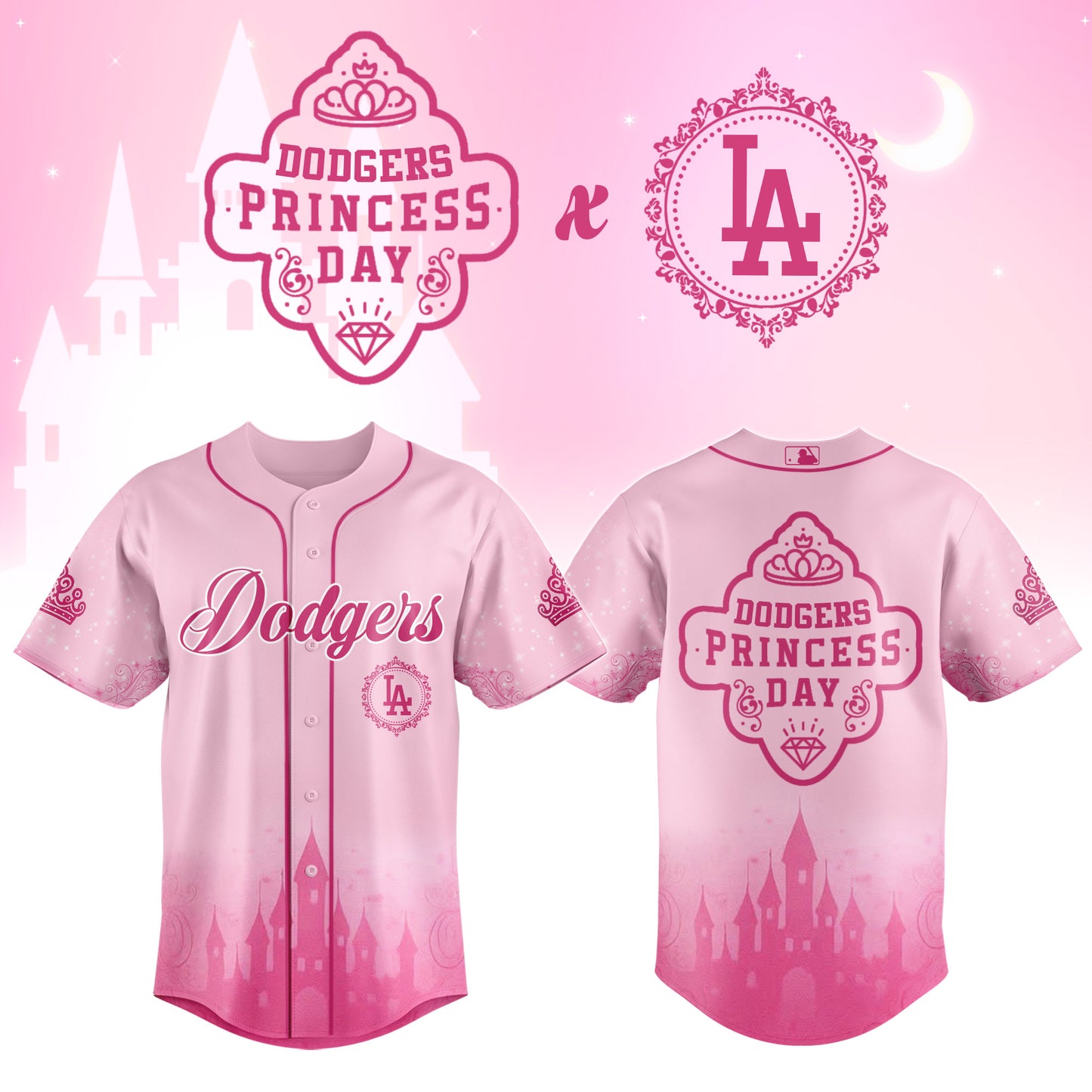 Los Angeles Dodgers Pink Jersey For Princess Day 2025 Season