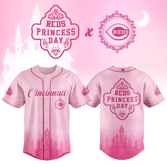 Cincinnati Reds Pink Jersey For Princess Day 2025 Season