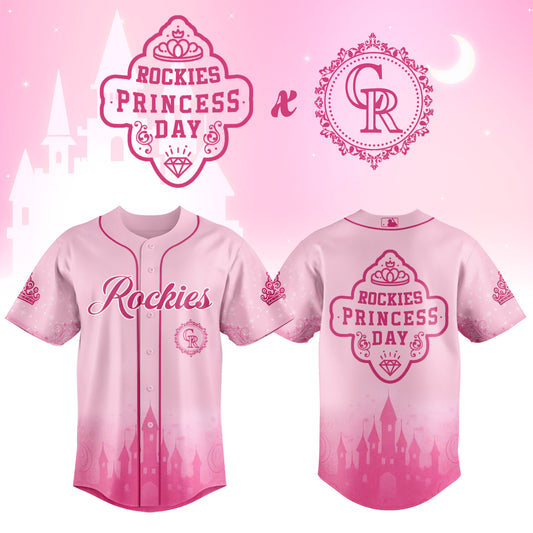 Colorado Rockies Pink Jersey For Princess Day 2025 Season