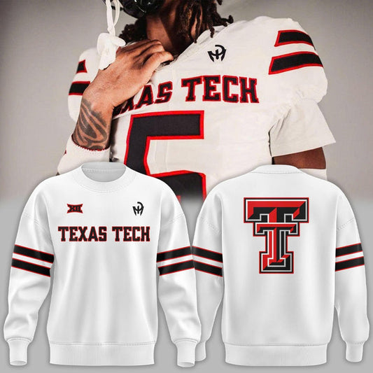Special New Patrick Mahomes Logo Uniform Texas Tech Sweatshirt