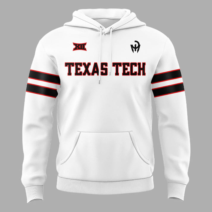 Special New Patrick Mahomes Logo Uniform Texas Tech Hoodie In White