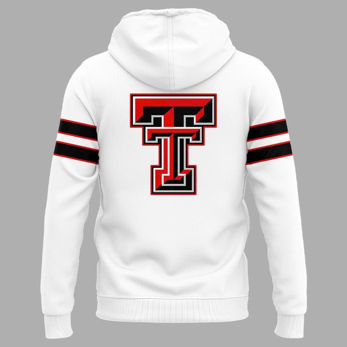 Special New Patrick Mahomes Logo Uniform Texas Tech Hoodie In White
