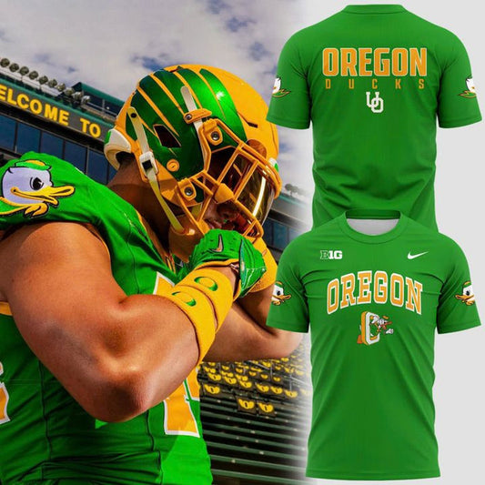 Oregon Ducks “High Voltage” Uniform T-Shirt Green - Special Edition