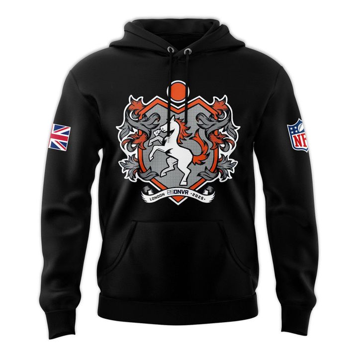 Denver Broncos London game 2025 Limited Hoodie - Black