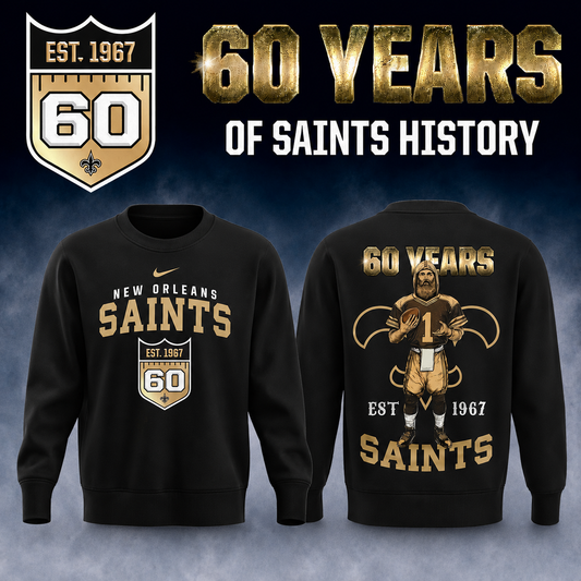 New Orleans Saints Fans - 60 Years of New Orleans Saints Football ⚜️